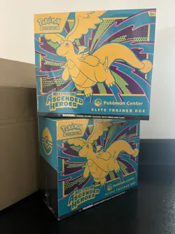 2x Pokemon TCG - Ascended Heroes Pokemon Center ETB Elite Trainer Box Sealed - Image 1