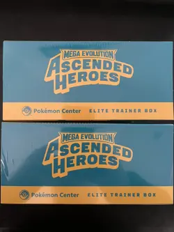 2x Pokemon TCG - Ascended Heroes Pokemon Center ETB Elite Trainer Box Sealed - Image 4