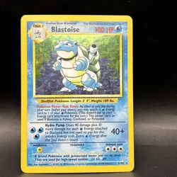 Pokemon TCG Blastoise Base Set 2/102 Holo Unlimited Holo Rare - Image 1