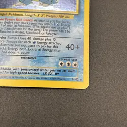 Pokemon TCG Blastoise Base Set 2/102 Holo Unlimited Holo Rare - Image 2