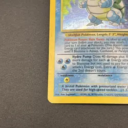 Pokemon TCG Blastoise Base Set 2/102 Holo Unlimited Holo Rare - Image 5