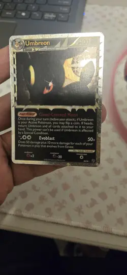 2010 Pokemon Umbreon (Prime) 86/90 Undaunted Holo LP Same Day Ship Read Desc - Image 3