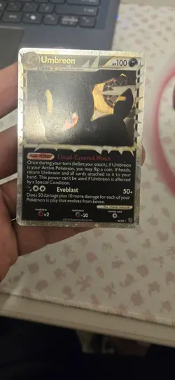 2010 Pokemon Umbreon (Prime) 86/90 Undaunted Holo LP Same Day Ship Read Desc - Image 4