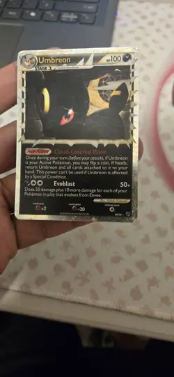2010 Pokemon Umbreon (Prime) 86/90 Undaunted Holo LP Same Day Ship Read Desc - Image 5