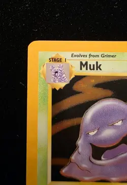 Muk ⭐ 13/62 Fossil Holo Base Set Vintage Pokemon LP Gradebale Mint - Image 2