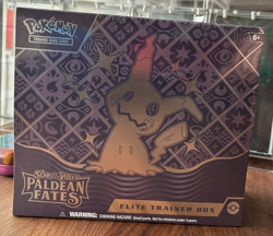 Pokemon Scarlet Violet Paldean Fates Elite Trainer Box with Acrylic Case ETB - Image 1