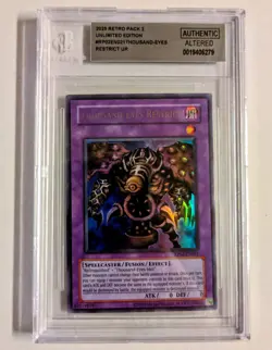 Yu-Gi-Oh! Thousand-Eyes Restrict RP02-EN021 Ultra Rare Authentic Altered BGS - Image 1