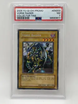 Vorse Raider 2005 PSA 7 NM Secret Rare CT2-EN003 Collector Tins Promo Yugioh - Image 3