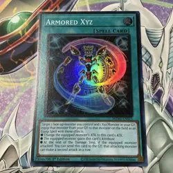 Yugioh! Armored Xyz - MZMI-EN025 - Super Rare - 1st Edition Near Mint, English - Image 1