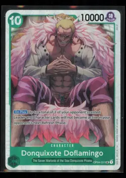 Donquixote Doflamingo (031) OP04-031 One Piece Kingdoms of Intrigue NM - Image 1