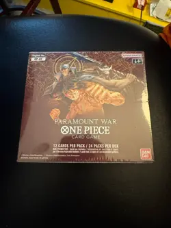 One Piece OP-02 Paramount War Booster Box English Factory Sealed W Acrylic Case - Image 2