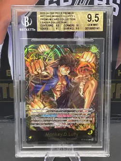 2022 One Piece Promos ST13-003 Monkey D Luffy Premium Leader Collection BGS 9.5 - Image 1