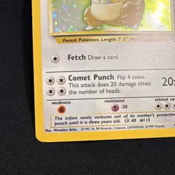 Pokemon TCG Kangaskhan Holo Rare Card 5/64 Jungle 1999 - Image 5
