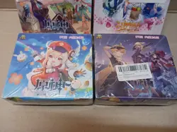 Genshin Impact Trading Collectible Card Game Booster Box CCG TCG SSR UR 4 Boxes - Image 2