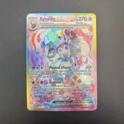 Pokemon Sylveon ex 270 HP Full Art Holo Special Illustration Rare 151 TCG Card - Image 1