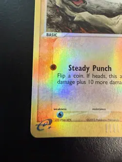 Pokemon TCG Geodude EX Dragon Reverse Holo Common Card 56/97 LP - Image 2