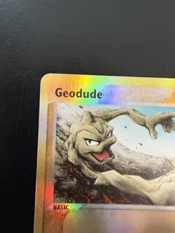 Pokemon TCG Geodude EX Dragon Reverse Holo Common Card 56/97 LP - Image 3