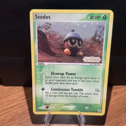 Seedot Pokemon Card Legend Maker 61/92 Holo Stamp Not Played - Image 1