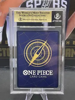 2023 One Piece Promos P-041 Monkey D Luffy 23-24 Bandai Card Games Fest BGS 10 - Image 2