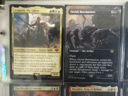 Magic the Gathering: Lord of the Rings lot of 159 cards. Aragorn the Uniter - Image 1