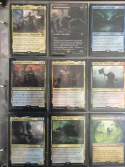 Magic the Gathering: Lord of the Rings lot of 159 cards. Aragorn the Uniter - Image 2