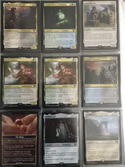 Magic the Gathering: Lord of the Rings lot of 159 cards. Aragorn the Uniter - Image 4