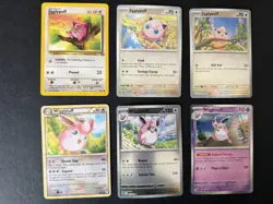 Pokemon TCG Jigglypuff & Wigglytuff Card Lot (6 Cards, English) - Image 1