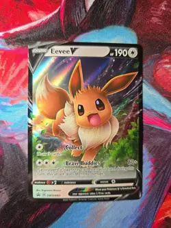 Eevee V SWSH065 SWSH: Sword & Shield Promo Cards Holo - Image 1