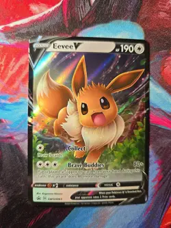 Eevee V SWSH065 SWSH: Sword & Shield Promo Cards Holo - Image 2