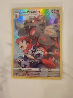 Hisuian Arcanine TG08/TG30 SWSH Lost Origin Trainer Gallery Pokemon TCG NM/M! - Image 1