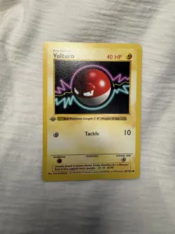 Pokemon Voltorb 67/102 Base Set (Shadowless) Non Holo Regular Excellent NP - Image 3
