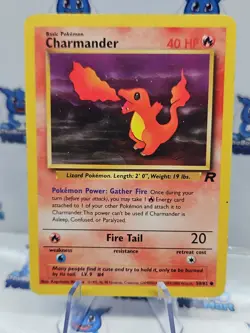 Pokemon Charmander Team Rocket 50/82 MP - Image 1