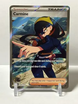 Pokemon TCG Carmine 204/167 Full Art Ultra Rare Twilight Masquerade NM/M - Image 1