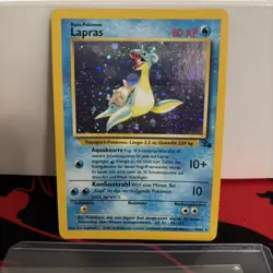 Pokemon Lapras 10/62 Fossil Holo (Foreign Print - German) WOTC - Image 1