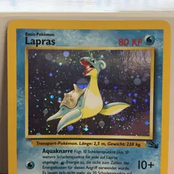 Pokemon Lapras 10/62 Fossil Holo (Foreign Print - German) WOTC - Image 2