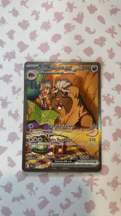 Pokemon Arven's Mabosstiff EX Special Illustration Rare 235/182 - Image 1