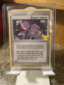 Pokemon TCG Trainer Rocket’s Admin Celebrations Ultra Rare 25th Anniversary - Image 1