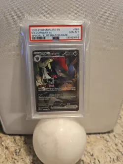 2025 Pokemon JTG EN N's Zoroark ex Special Illustration Rare PSA 10 GEM MT! - Image 1