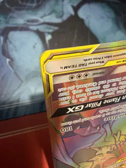 Charizard & Braixen Tag Team GX 251/236 Rainbow Holo Secret Rare Pokemon - Image 4