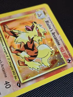 Blaine's Arcanine 1/132 Gym Challenge Holo Pokemon - Image 2