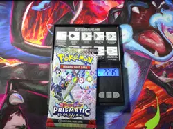 HEAVY! GOD PACKUUU 22.45g Prismatic Evolutions Pokemon TCG Booster (SEALED) - Image 1