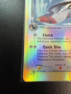 Pokemon Swellow 45/97 Reverse Holo EX Dragon 2003 Near Mint Condition! - Image 2