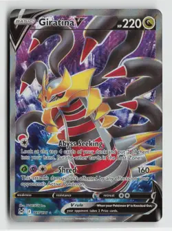 Pokemon - Giratina V (Full Art) - 185/196 SWSH11: Lost Origin - Ultra Rare - NM - Image 1