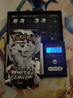 Heavy! 22.54g Pokemon TCG SV10.5 White Flare Booster Pack Sealed! - Image 1