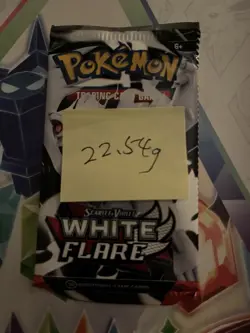 Heavy! 22.54g Pokemon TCG SV10.5 White Flare Booster Pack Sealed! - Image 2