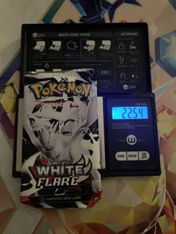 Heavy! 22.54g Pokemon TCG SV10.5 White Flare Booster Pack Sealed! - Image 1