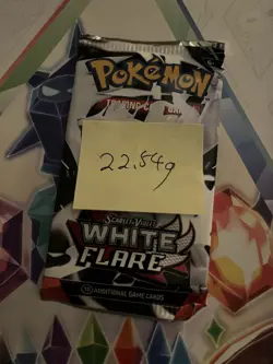 Heavy! 22.54g Pokemon TCG SV10.5 White Flare Booster Pack Sealed! - Image 2