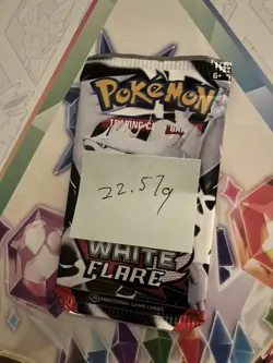 Very Heavy! 22.57g Pokemon TCG SV10.5 White Flare Booster Pack Sealed! - Image 2