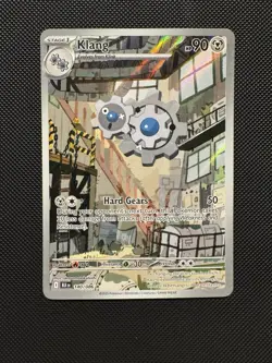 Pokemon TCG Klang 140/086 SV: Scarlet & Violet Black Bolt Illustration Rare NM - Image 1