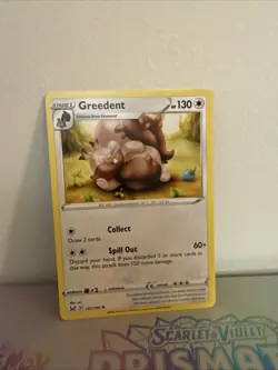 Greedent 151/196 Rare- Pokemon SWSH11 Lost Origins M/NM- New - Image 1